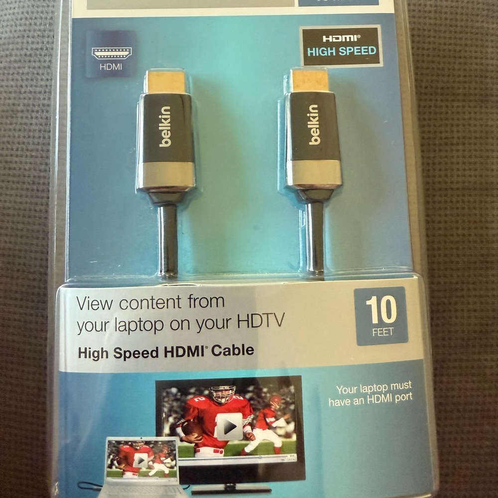 Belkin Laptop to HDTV High Speed HDMI Cable - 10 Feet
